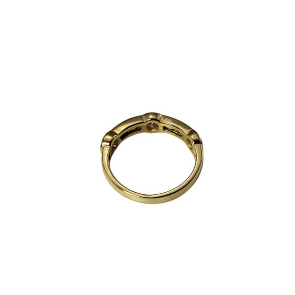 Vintage 14 Karat Yellow Gold and Diamond Ring Size 6 #12020 - Picture 6 of 9